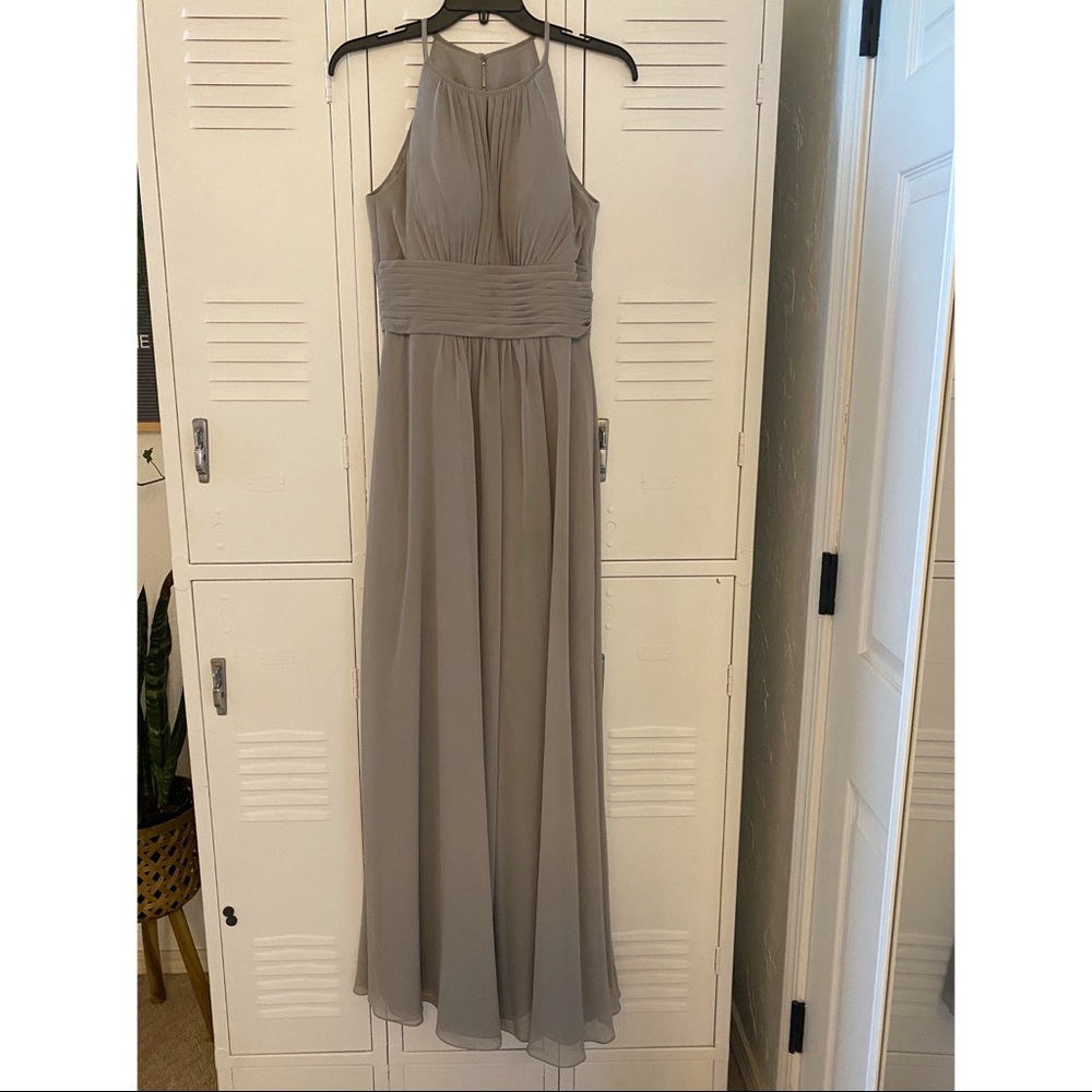 Azazie Bonnie Bridesmaids Dress (Silver)